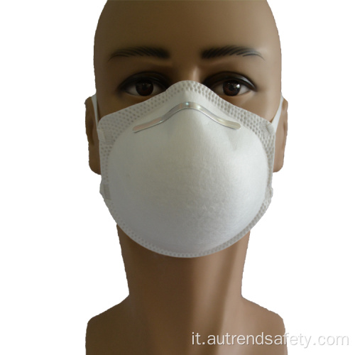 Maschera facciale monouso KN95 a forma di tazza con antinfluenzale